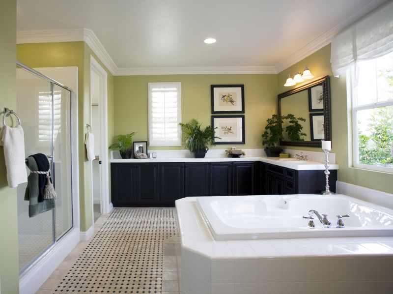 Stylish Bathroom with Custom Features